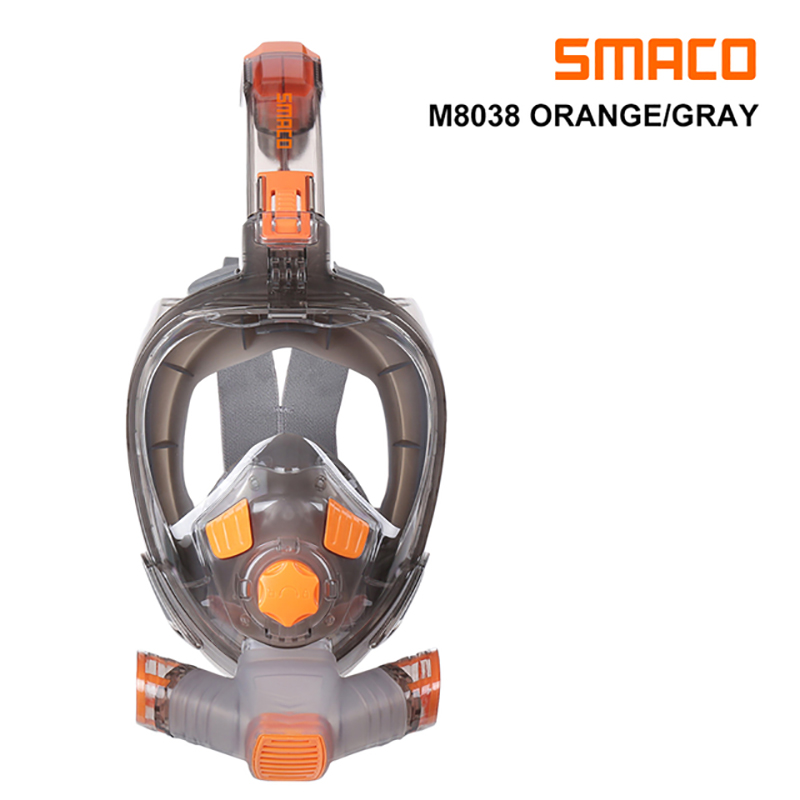 Snorkel Mask Full Face - Smaco Full Face Scuba Duikmasker Voor