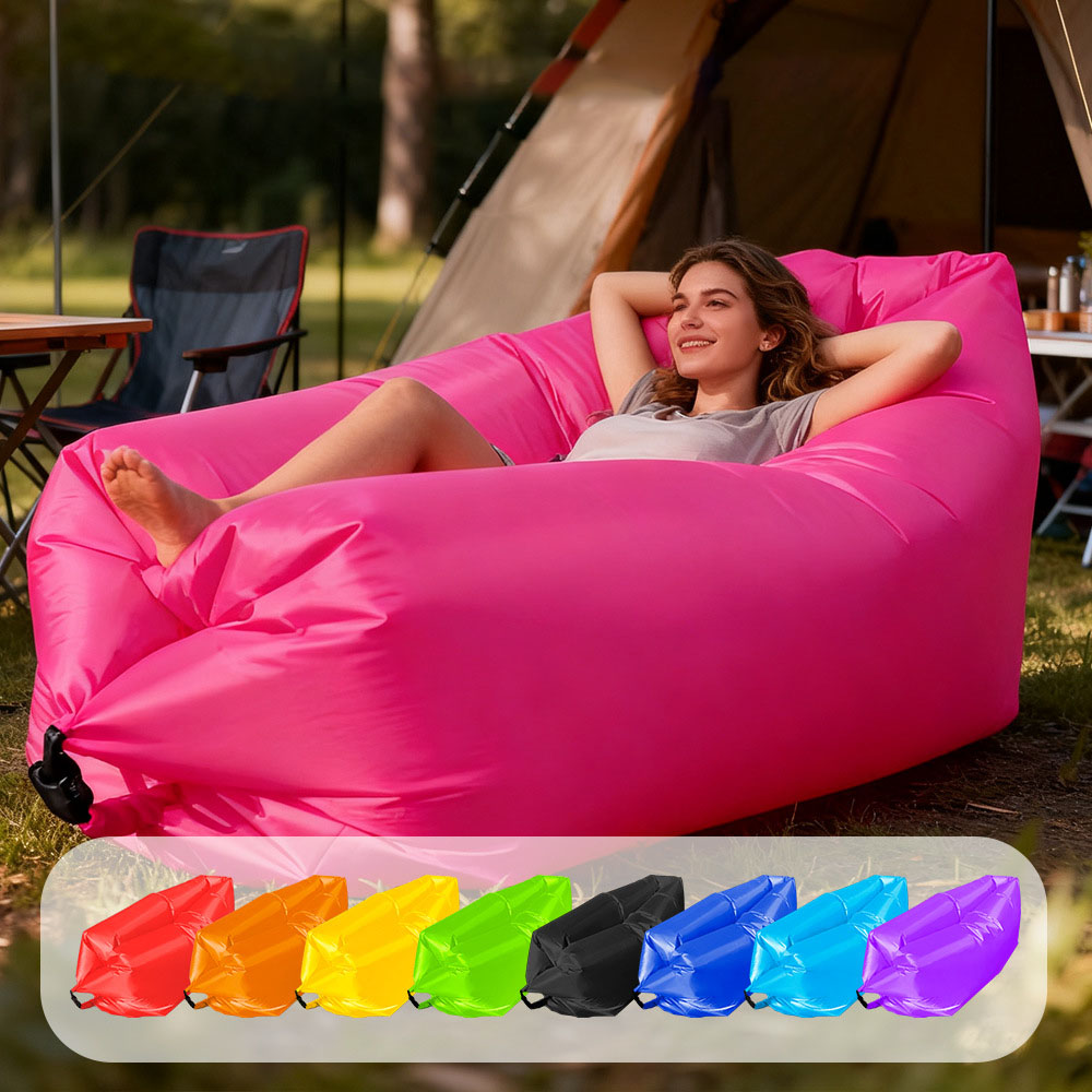 Pool Lounger Inflatable - Meerkleurige, opblaasbare, draagbare buitensofa voor op
