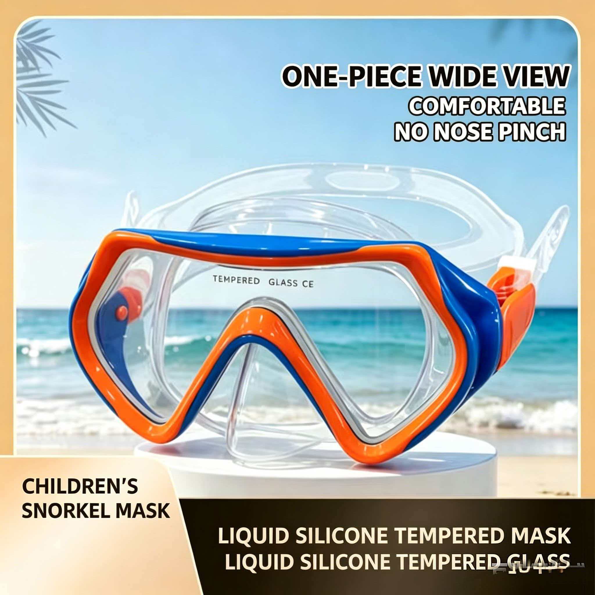 Snorkel Mask Full Face - Nieuwe stijl volledig droge snorkelset met