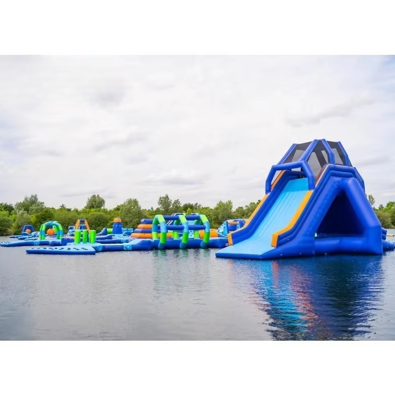 Water Slide Inflatable - Opblaasbaar Aquapark Commerciële Opblaasbare Waterpark Attracties