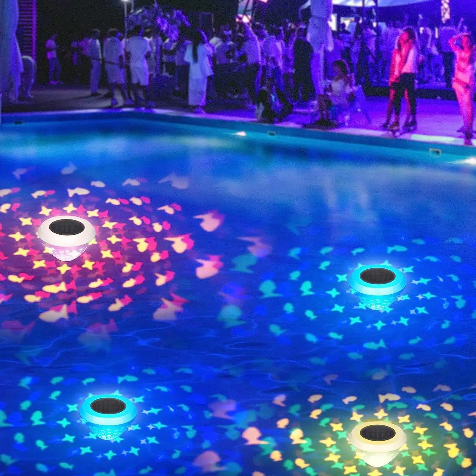 Drijvende lampen, waterdicht,  - Pool Light Solar Rechargeable recensie en prijs
