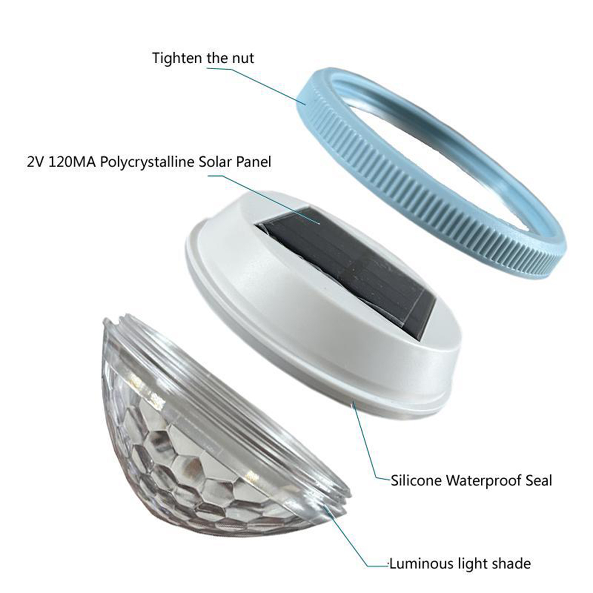 Zonne-drijvende zwembad licht  - Pool Light Solar Rechargeable recensie en prijs