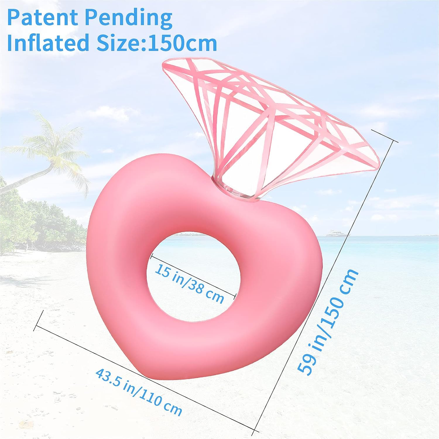 Diamant Zwemmen Ring Floaty Pa - Pool Float Ring Inflatable recensie en prijs