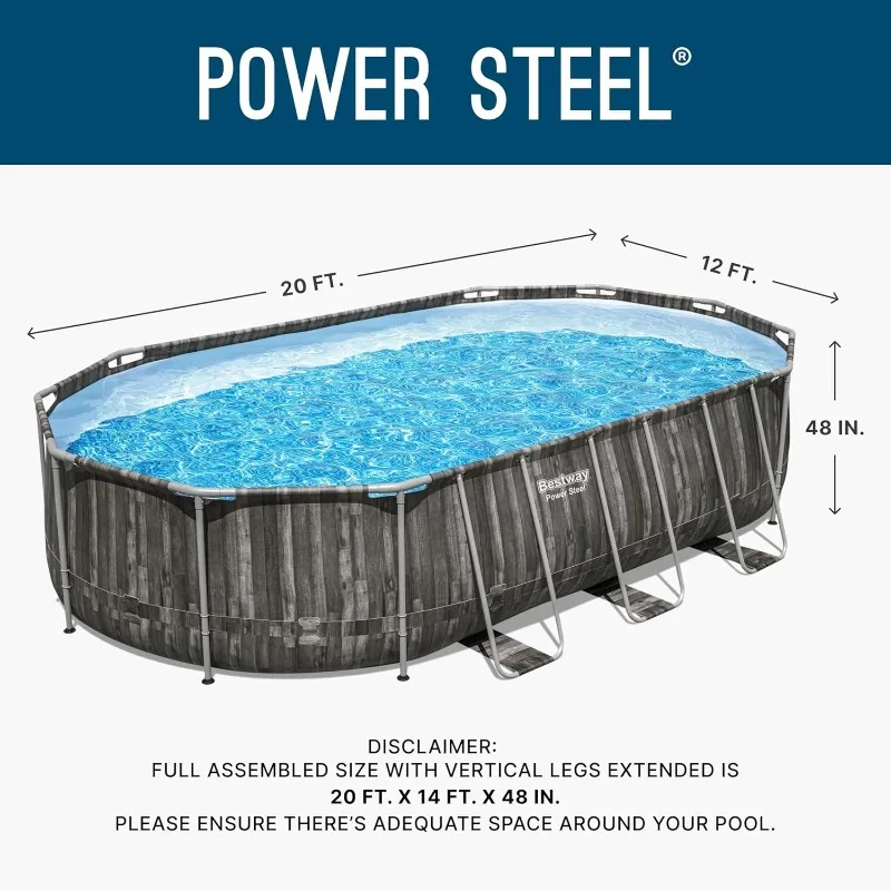 Bestway Power Steel 20’ x 12’  - Pool Ladder Above Ground recensie en prijs