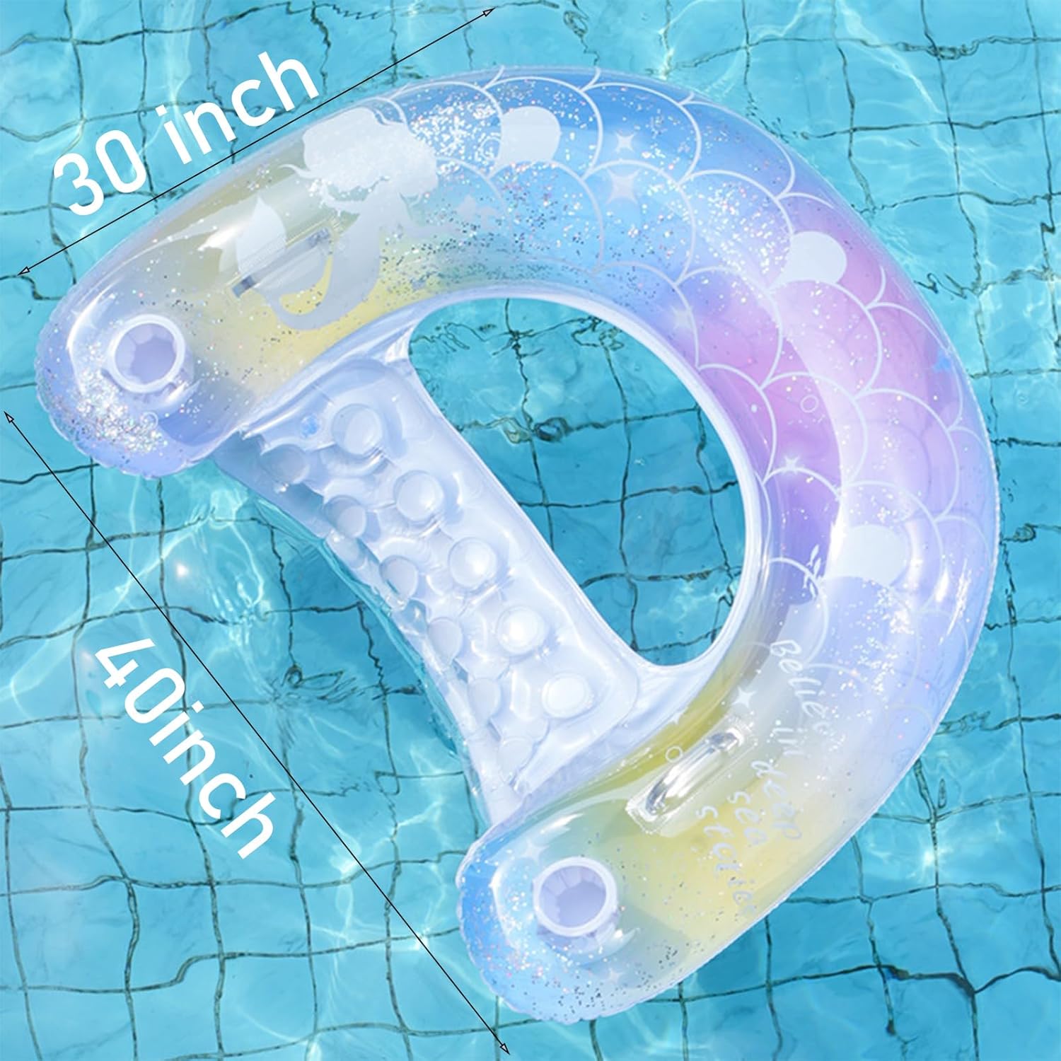2 stuks zeemeermin zwembad dri - Pool Float Ring Inflatable recensie en prijs