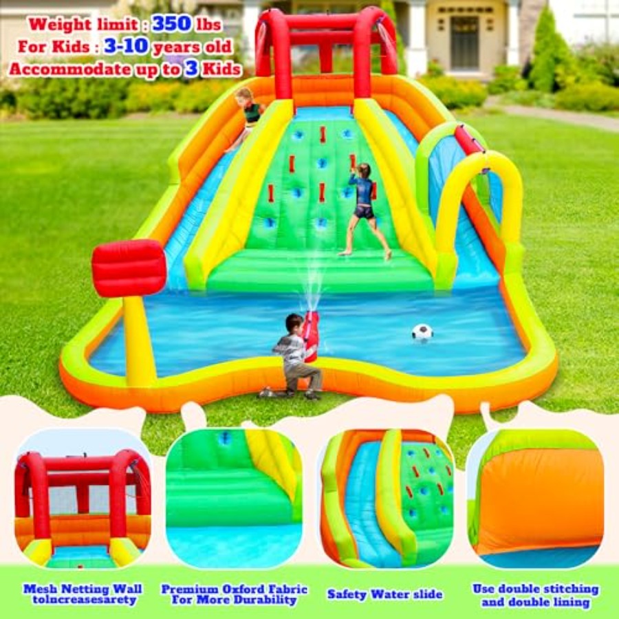Opblaasbaar waterglijbaanpark  - Water Slide Inflatable recensie en prijs