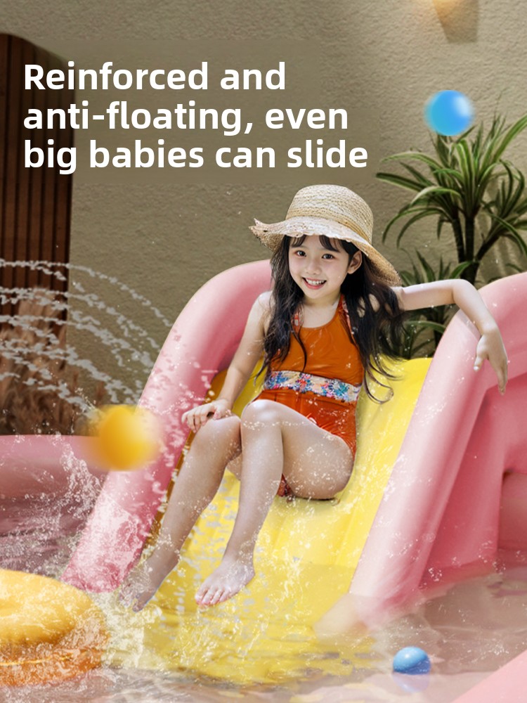 Opblaasbaar zwembad met zonnes - Water Slide Inflatable recensie en prijs