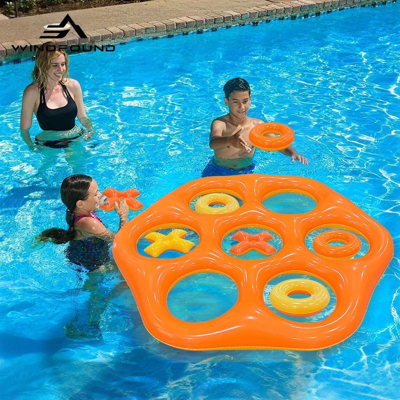 Opblaasbare zeshoekige ringgoo - Pool Float Ring Inflatable recensie en prijs