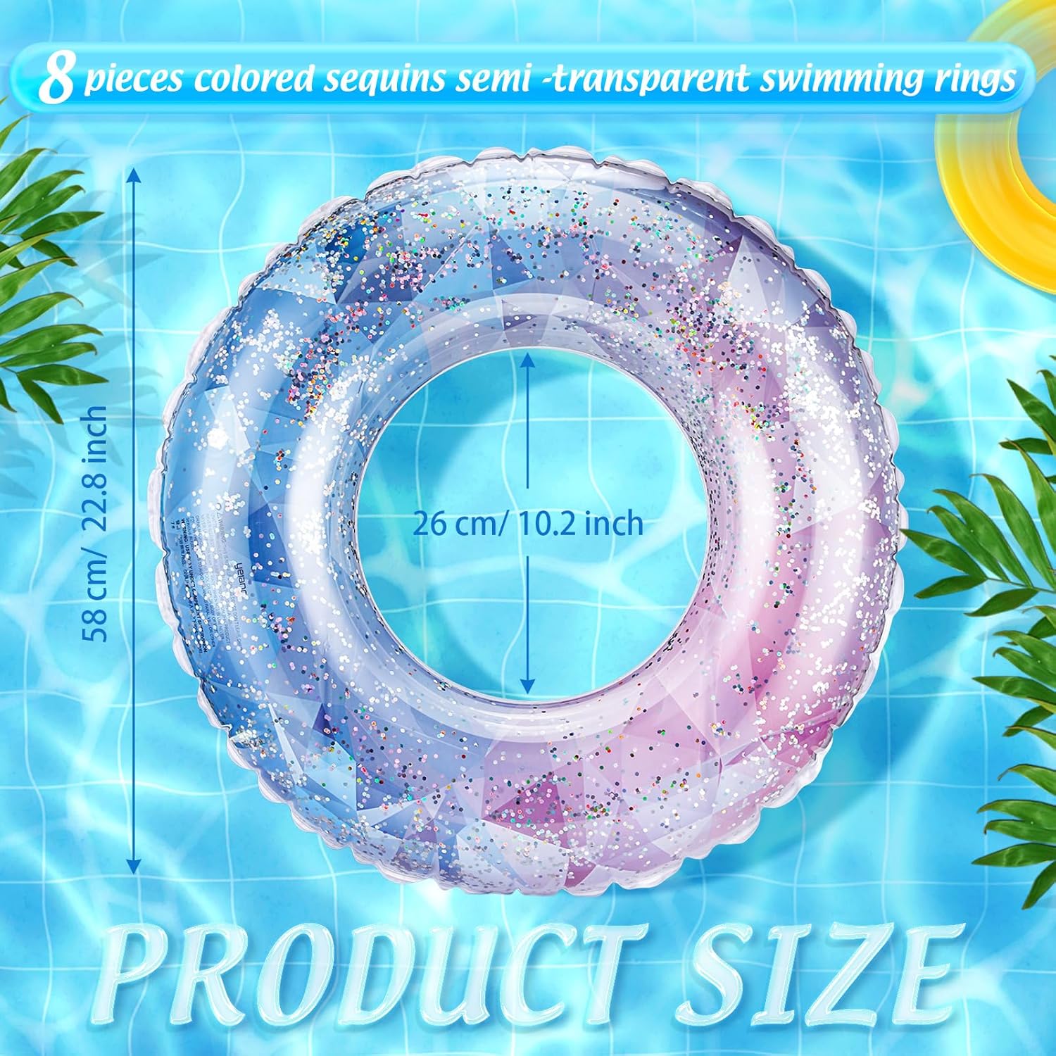 8-delig opblaasbaar zwembad dr - Pool Float Ring Inflatable recensie en prijs