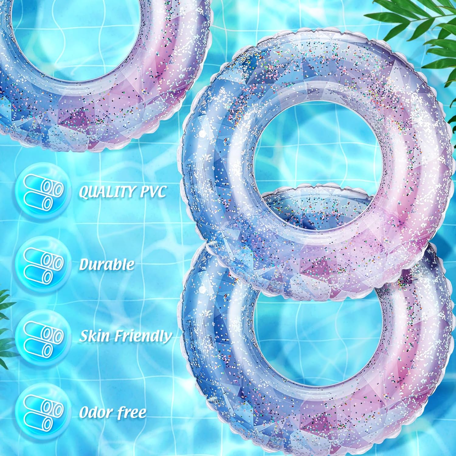 8-delig opblaasbaar zwembad dr - Pool Float Ring Inflatable recensie en prijs