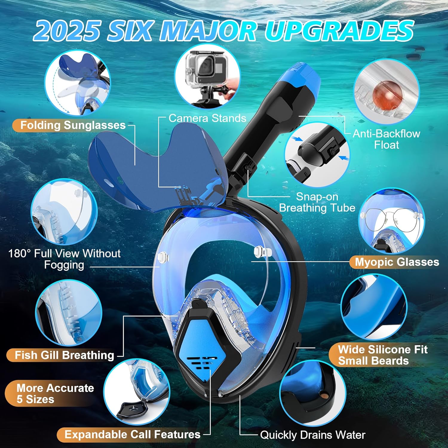Duikmasker voor volwassenen me - Snorkel Mask Full Face recensie en prijs