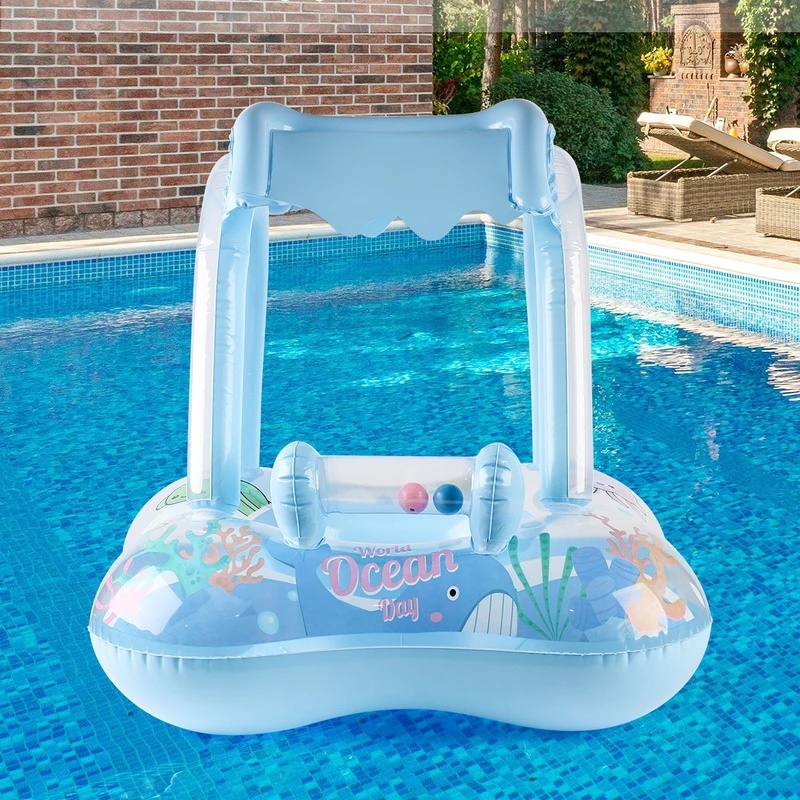 Opblaasbare zwemstoel met zonn - Pool Lounger Inflatable recensie en prijs