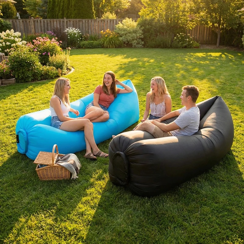 Draagbare opblaasbare bankligs - Pool Lounger Inflatable recensie en prijs